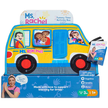 Ms. Rachel Tummy Time Activity Bus Child Development Learning Toy Kit