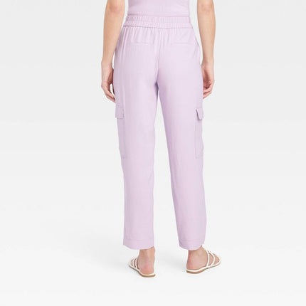 A New Day Women’s Lavender Cargo Pants Size XL - New