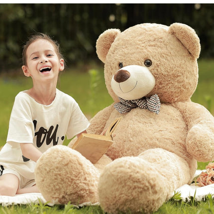 Big Teddy Bear 3ft Giant Soft Stuffed Animal Plush Toy, Light Brown - New Open Box