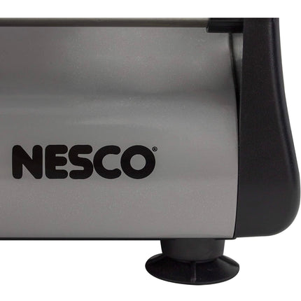 NESCO FS-200 Food Slicer - Gray Aluminum with 7.5-Inch Stainless Steel Blade - New