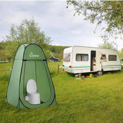 WolfWise Portable Pop Up Privacy Shower Tent - New Open Box