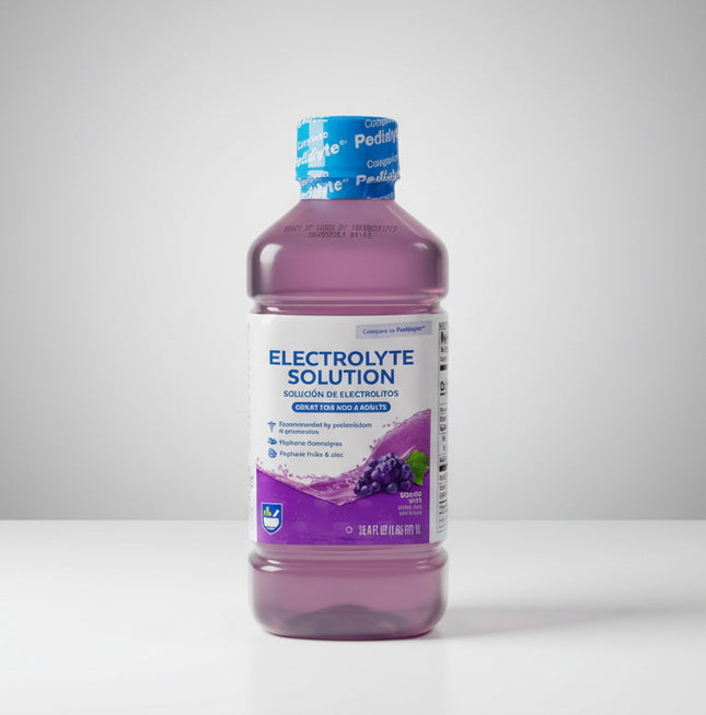 Rite Aid Prebiotic Electrolyte Solution - Grape 33.8 Oz - EXP. 02/06/2027