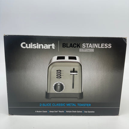 Cuisinart 2-Slice Classic Metal Toaster - New Open Box