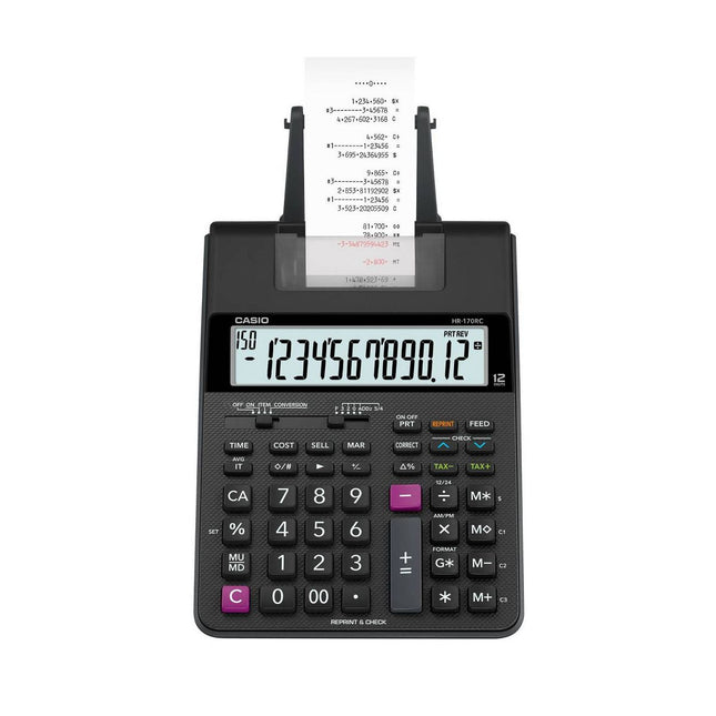 Casio HR-170RC Printing Calculator, Open Box