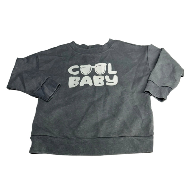 Cat & Jack Gray "Cool Baby" Sweatshirt Size 18M (New Without Tags)
