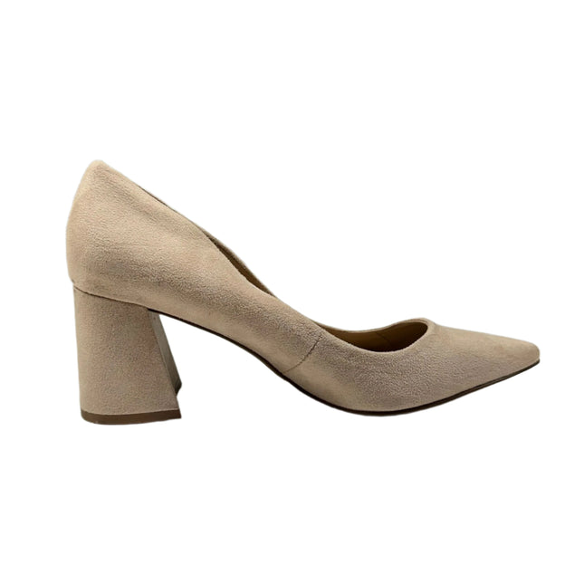 Charles by Charles David Beige Block Heel Pumps - New with Imperfection, Size 9.5