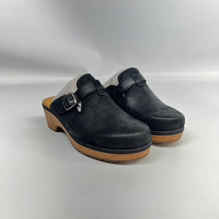 Clarks Women's Paizlee Nora Clog Black Suede Size 11W New