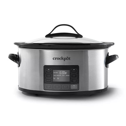 Crock-Pot 6qt MyTime Technology Programmable Slow Cooker - Stainless Steel - New