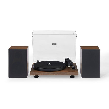 Crosley C62 Shelf System Vinyl Record Player - Walnut - New