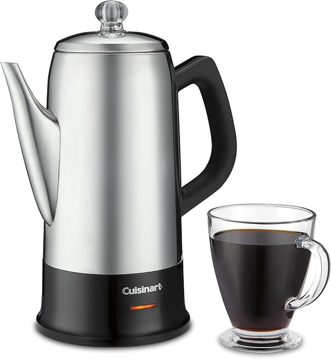 Cuisinart Classic 12 Cup Percolator Stainless Steel Open Box