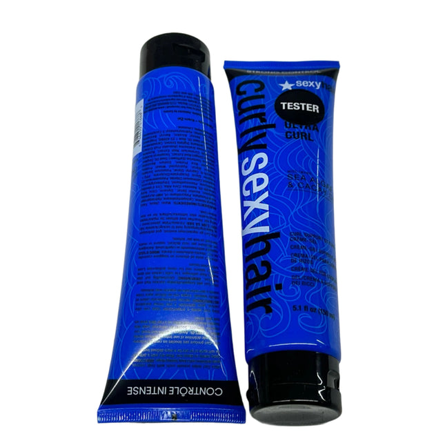 Curly Sexy Hair Ultra Curl Support Styling Creme-Gel 5.1 fl oz – 2 Pack – New

