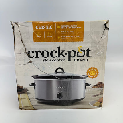 Used Crock-Pot 7-Quart Slow Cooker with 3 Heat Settings - Great Condition