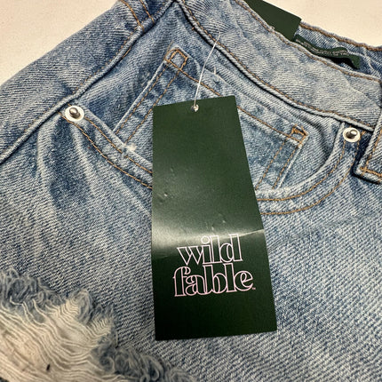 Wild Fable High-Rise Distressed Denim Shorts - New - Size 10