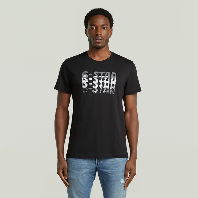 G-STAR Faded T-Shirt Mens Black - Size XXL