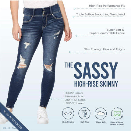 WallFlower Women’s High-Rise Skinny Jeans - New, Size 18