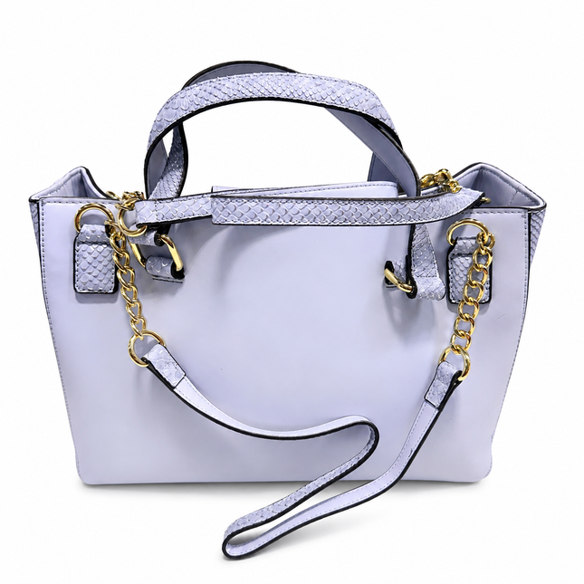 Anne Klein Style Vanity II Gold Crossbody Faux Leather Handbag