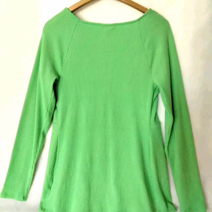 Isabel Maternity Long Sleeve Square Neck Ribbed Top - New, Size - XS-XXL