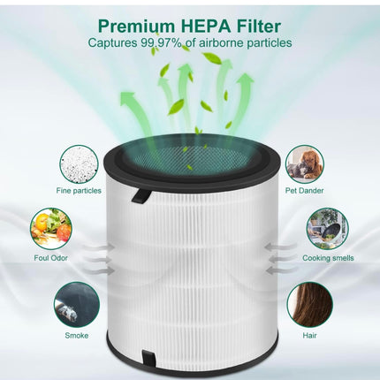 NXBHG LV-H133 Replacement Filter - True HEPA and Activated Carbon, Open Box