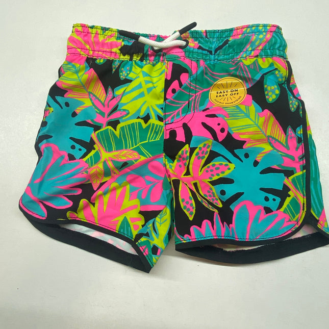 Cat & Jack Tropical Print Swim Trunks, New Without Tags, Size 2T