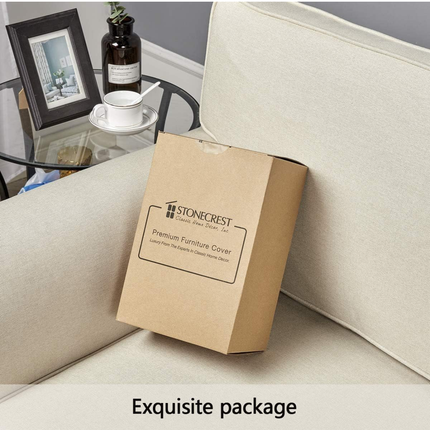 STONECREST Recliner Chair Cover, Sherpa Slipcover, Stay in Place, 23” Regular Recliner, New Open Box