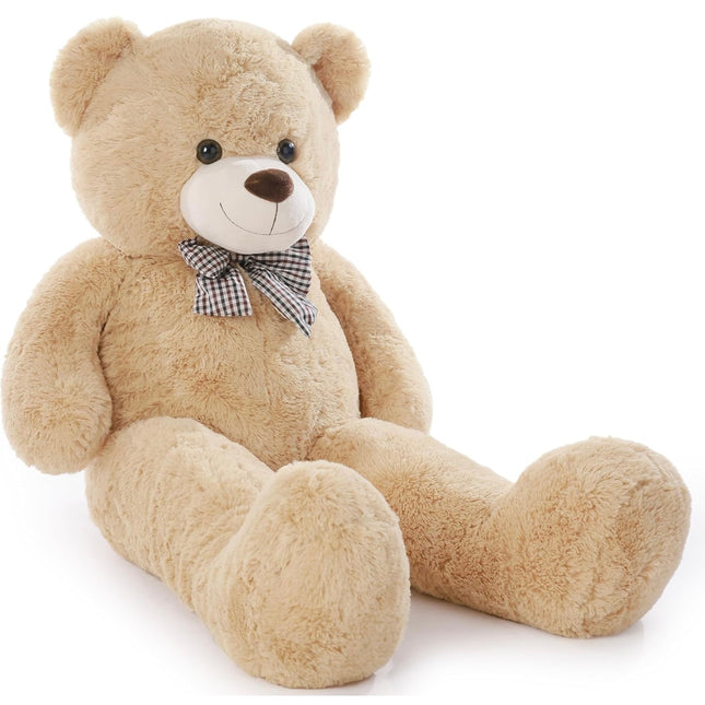 Big Teddy Bear 3ft Giant Soft Stuffed Animal Plush Toy, Light Brown - New Open Box