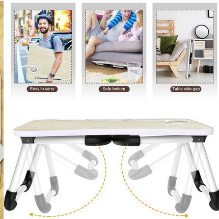 Zapuno Laptop Lap Desk, Foldable Laptop Table Tray, New With Imperfection