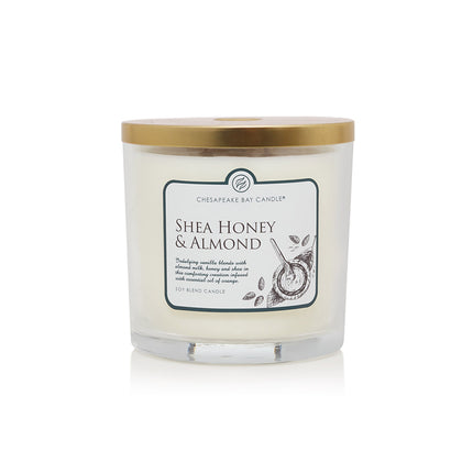 Chesapeake Bay Shea Honey & Almond 3 Wick Candle - 14 Oz