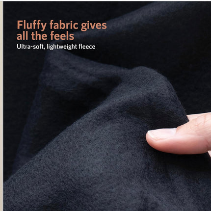 Ultra-Soft Fleece Black Bulk Blankets 26-Pack - New Open Box