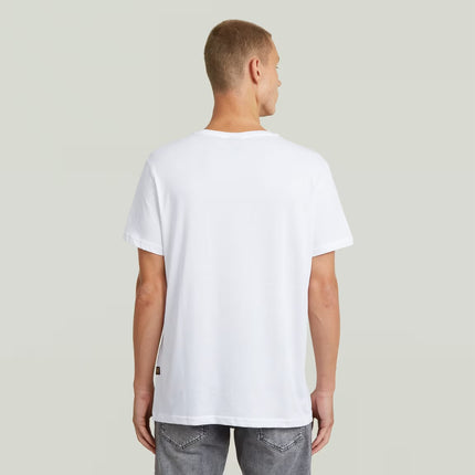 G Star Shattered Graphic Shirt - Mens Whites - Size L