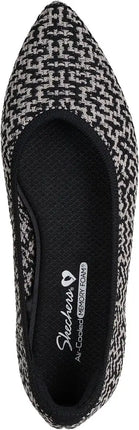 SKECHERS Women's Cleo Point Chic Allure Slip-On Flats