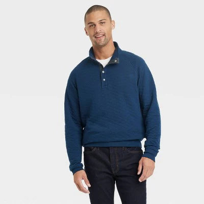 Goodfellow & Co Men’s Dark Night Navy Pullover - New Size S