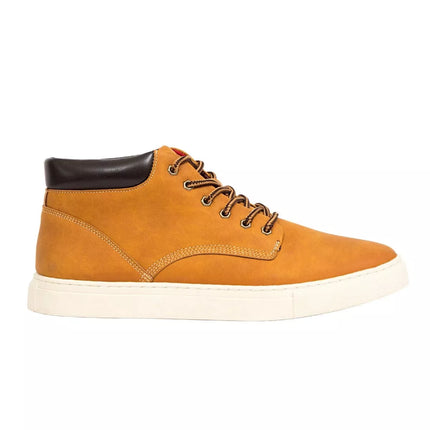 DEER STAGS Men's Warren Round Toe Platform Leather Boots