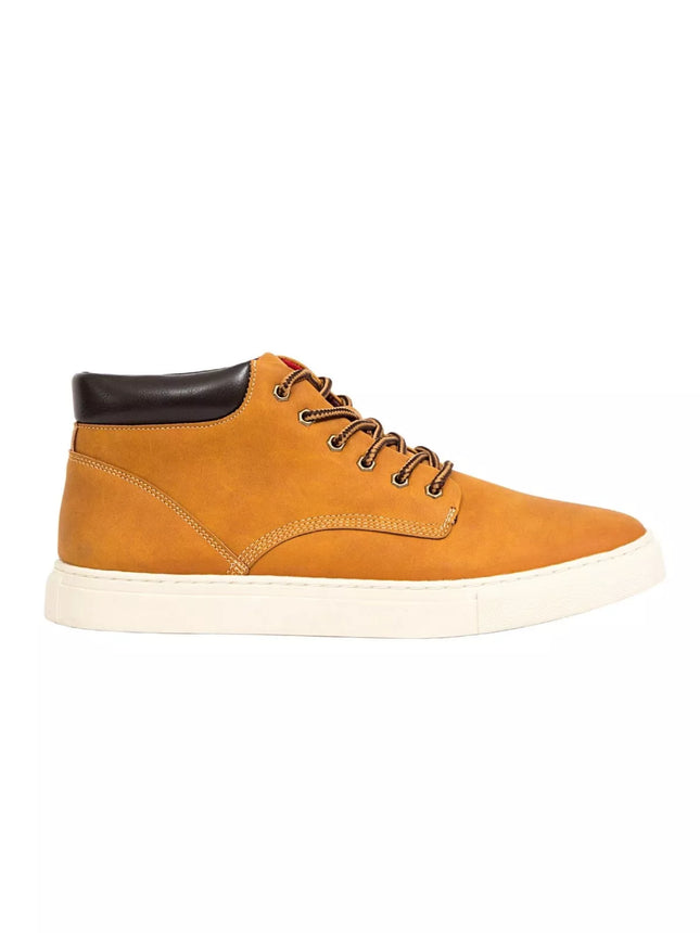 DEER STAGS Men's Warren Round Toe Platform Leather Boots