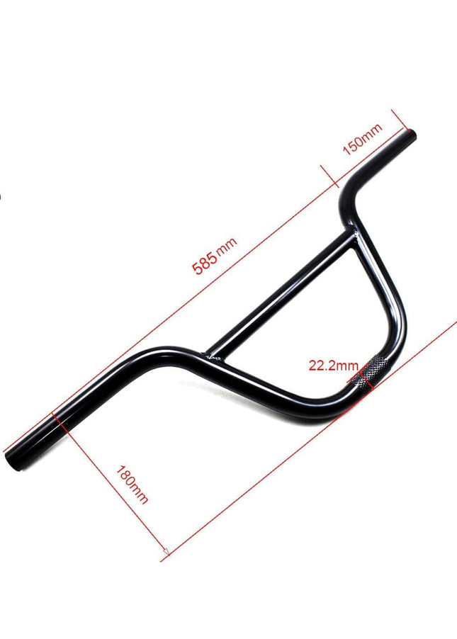 BMX Handlebar Swallow Shaped High-Carbon Steel 585mm - Amazon Return Brand New Open Box