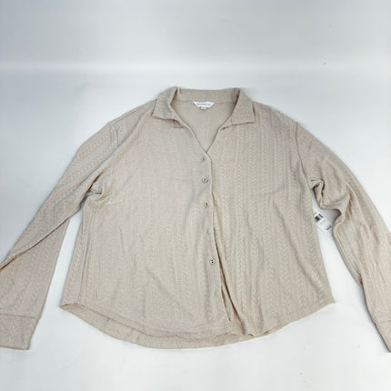 Danskin Loungewear Button-Down Top, Size XL - New

