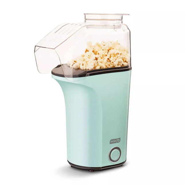 Dash 16 Cup Electric Popcorn Maker - Aqua: 1400W Popcorn Popper Open Box
