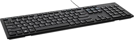Dell Wired Keyboard - Black KB216 (580-ADMT) New