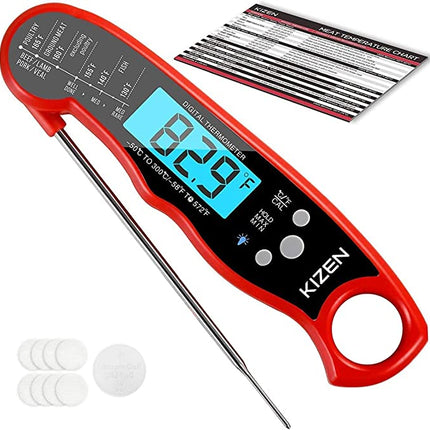 Digital Meat Thermometer with Instant Read & Backlight Display New