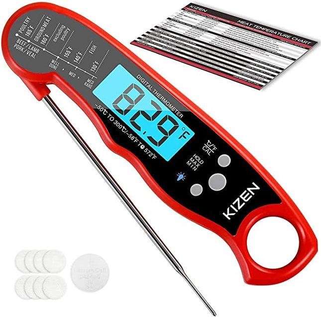 Digital Meat Thermometer with Instant Read & Backlight Display New