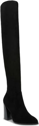 Dolce Vita Women's Tall Suede Over-The-Knee Boots, Black, New No Box, Size 6.5

