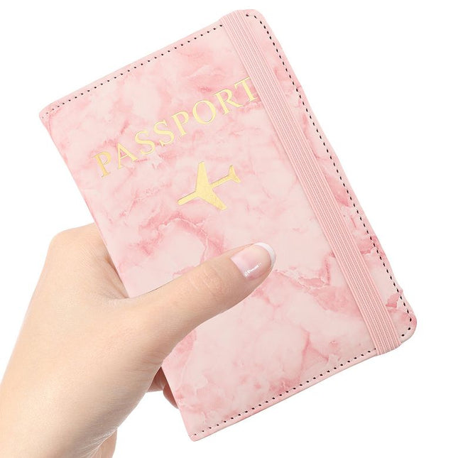 Dream Travel Passport Holder - Pink - New