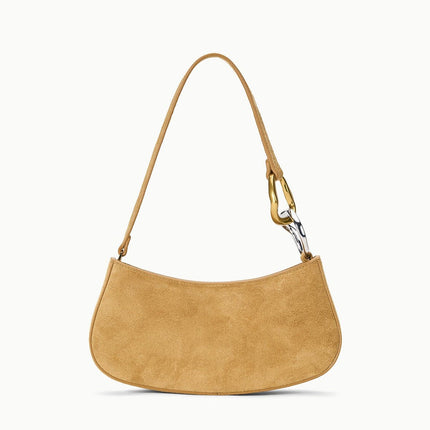 Staud OLLIE BAG HAZEL SUEDE - Off Shoulder Bag