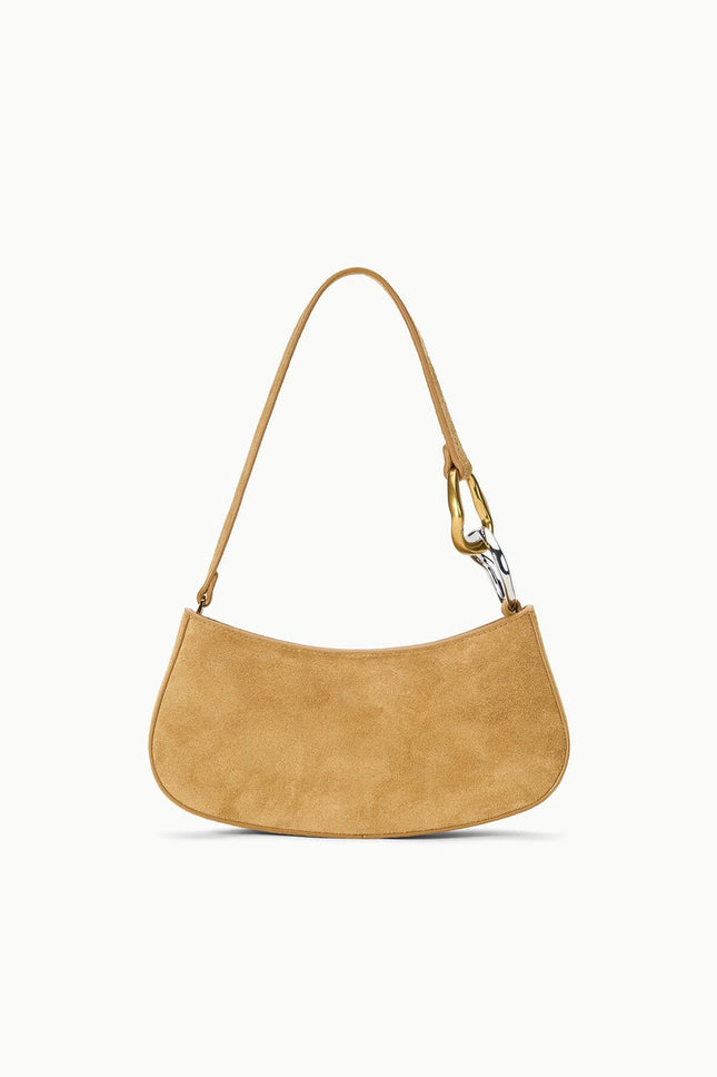Staud OLLIE BAG HAZEL SUEDE - Off Shoulder Bag