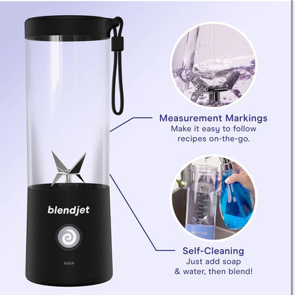 BlendJet 2 Cordless Portable Blender, 16oz - Open Box Without Charger