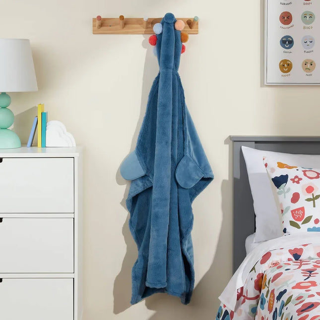 Pillowfort Pom Hooded Blankets Boys