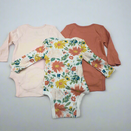 Baby Bodysuits, Size 3-6 Months New without tags 3-Pack