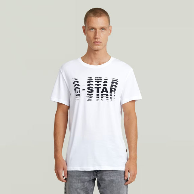 G Star Shattered Graphic Shirt - Mens Whites - Size L