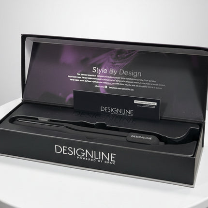 Designline Professional Black Titanium Straight Iron - Powered By Croc