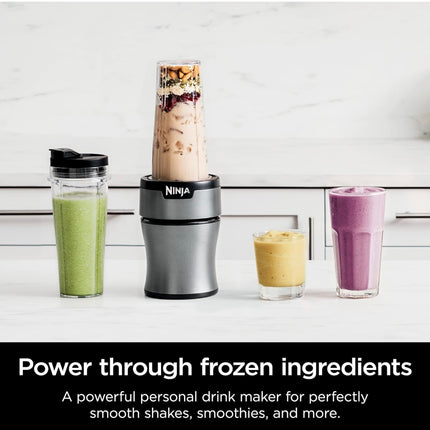 Ninja BN301 Nutri-Blender Plus Compact Personal Blender - New Open Box, 900-Peak-Watt Motor, Open Box