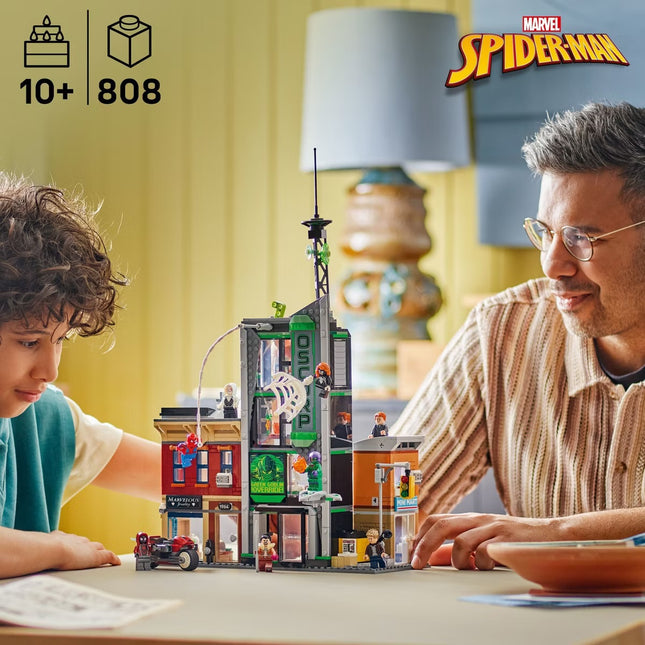 LEGO Marvel Spider-Man vs Oscorp Building Toy 76324